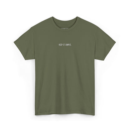 Classic T‑Shirt - Keep It Simple. - White