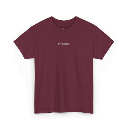 Classic T‑Shirt - Keep It Simple. - White