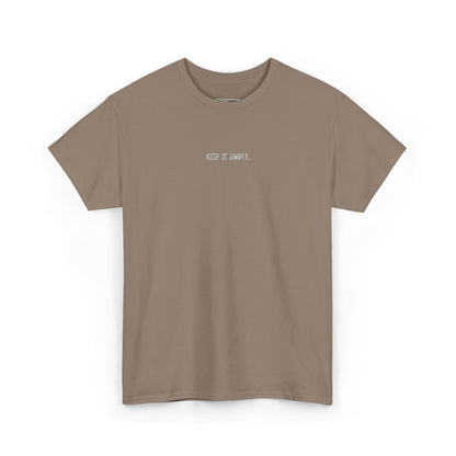 Classic T‑Shirt - Keep It Simple. - White