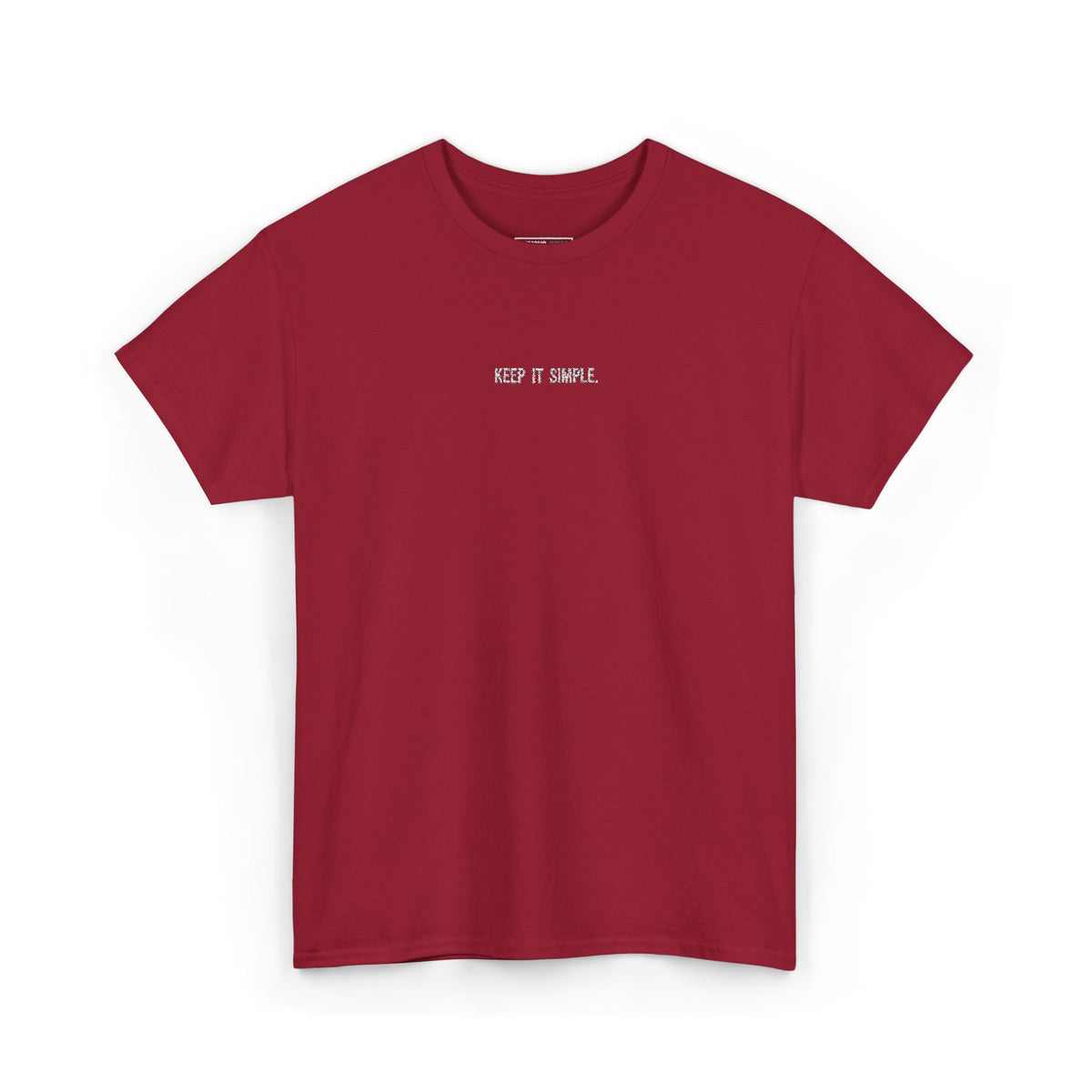 Classic T‑Shirt - Keep It Simple. - White