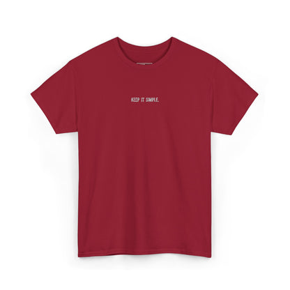 Classic T‑Shirt - Keep It Simple. - White
