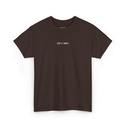 Classic T‑Shirt - Keep It Simple. - White