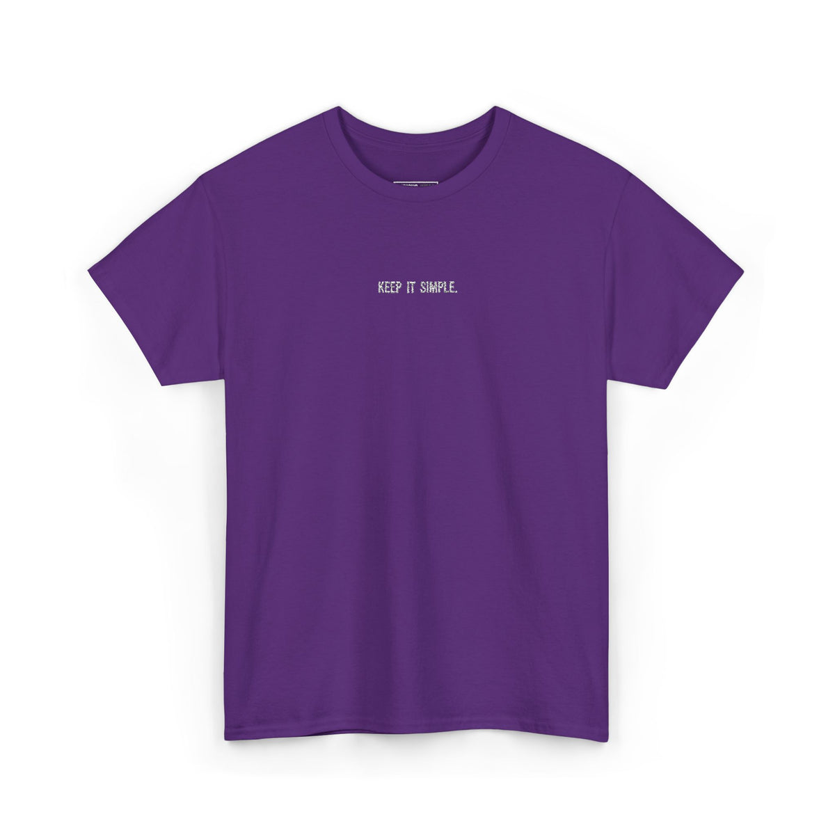 Classic T‑Shirt - Keep It Simple. - White