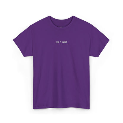 Classic T‑Shirt - Keep It Simple. - White