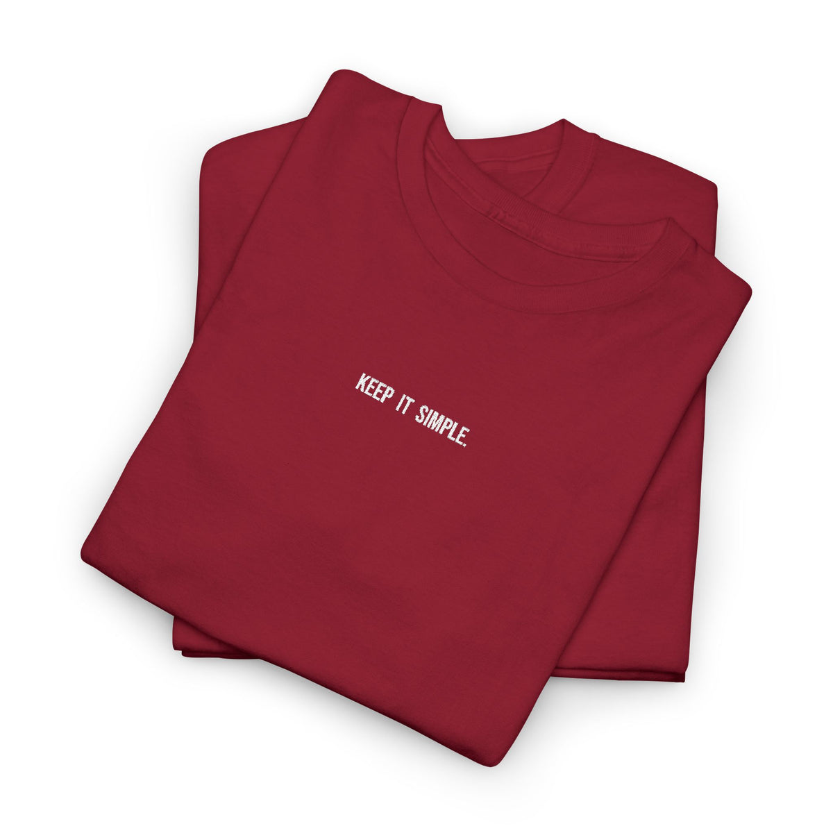 Classic T‑Shirt - Keep It Simple. - White