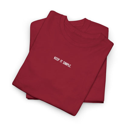 Classic T‑Shirt - Keep It Simple. - White