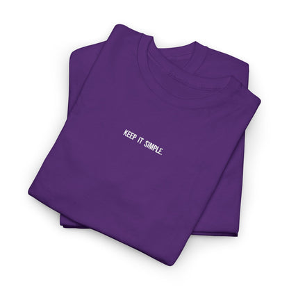 Classic T‑Shirt - Keep It Simple. - White