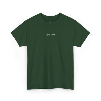 Classic T‑Shirt - Keep It Simple. - White