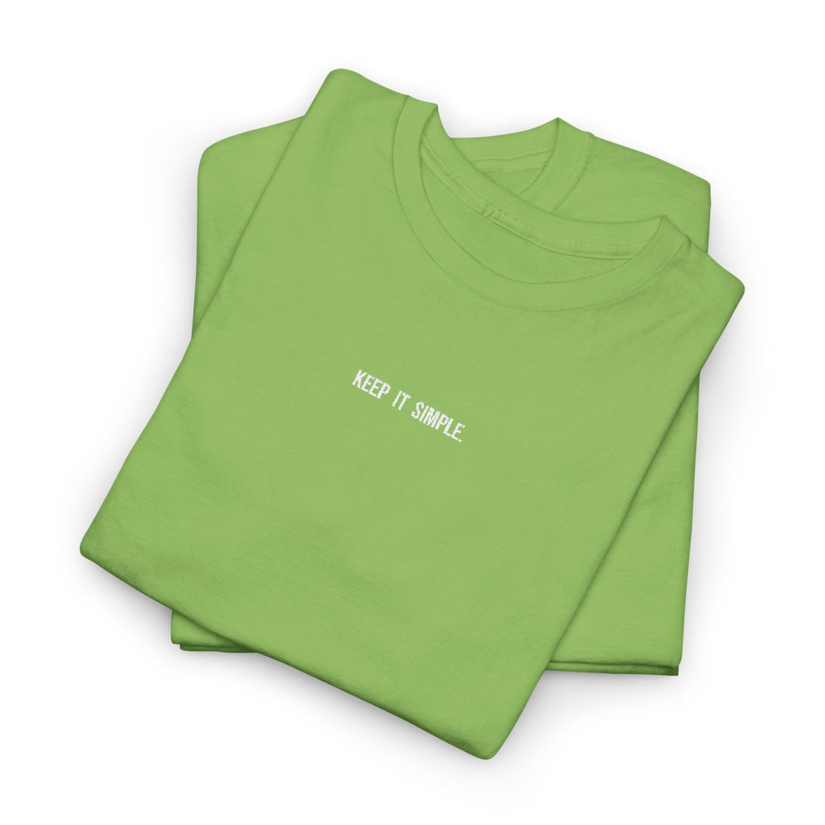 Classic T‑Shirt - Keep It Simple. - White