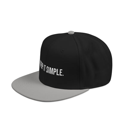 Snapback Hat - Keep It Simple.