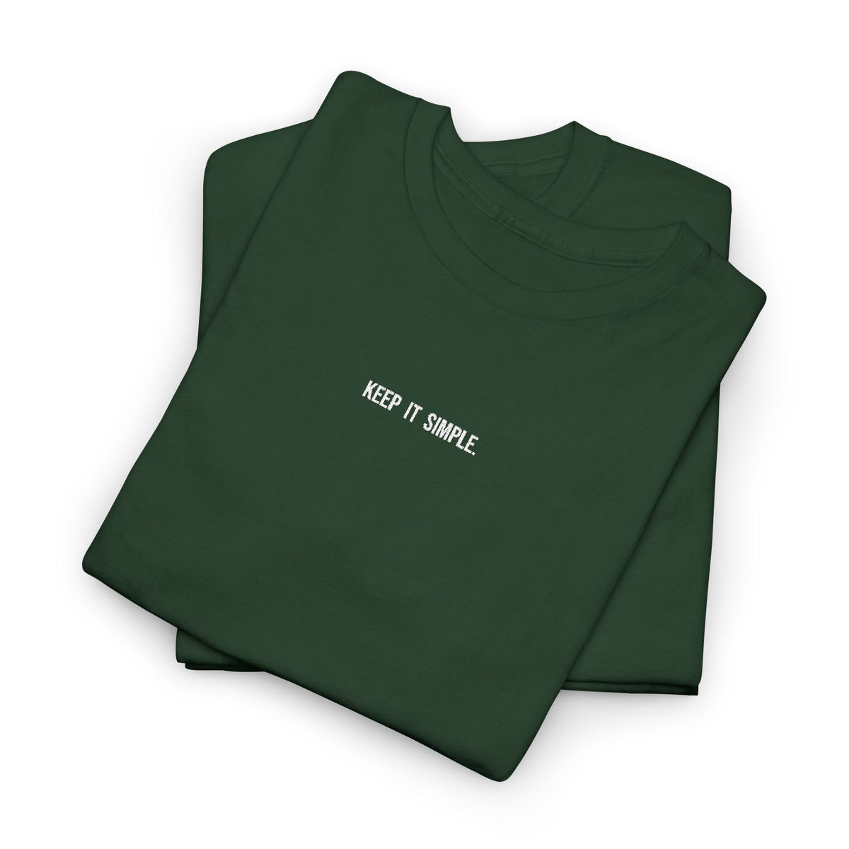 Classic T‑Shirt - Keep It Simple. - White