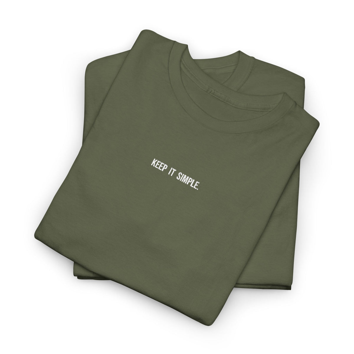 Classic T‑Shirt - Keep It Simple. - White