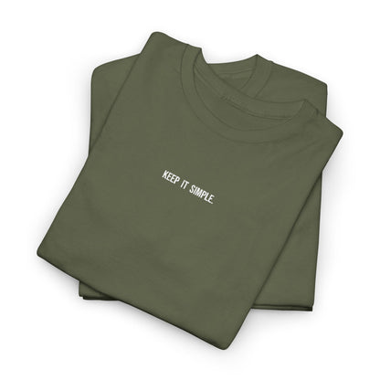 Classic T‑Shirt - Keep It Simple. - White