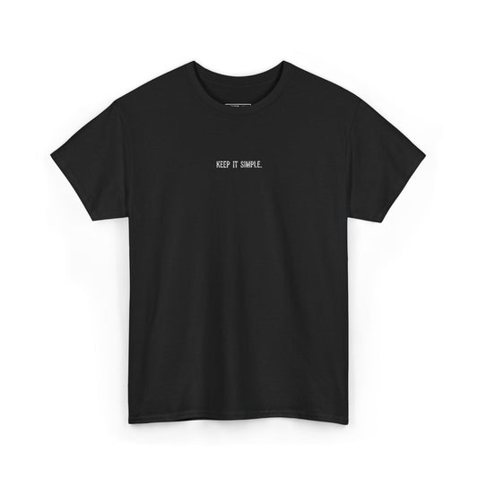 Classic T‑Shirt - Keep It Simple. - White